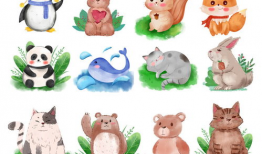 漫画动物图片,趣味漫画中的奇妙旅程